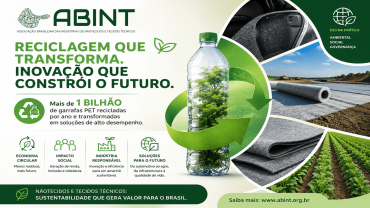 ABINT destaca reciclagem de mais de 1 bilh&atilde;o de garrafas PET por ano